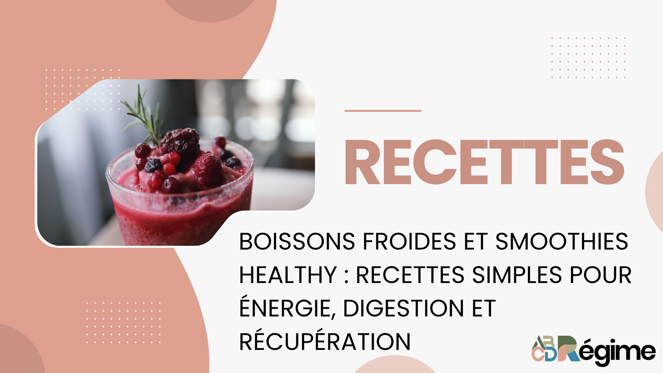smoothie healthy aux fruits rouges et graines