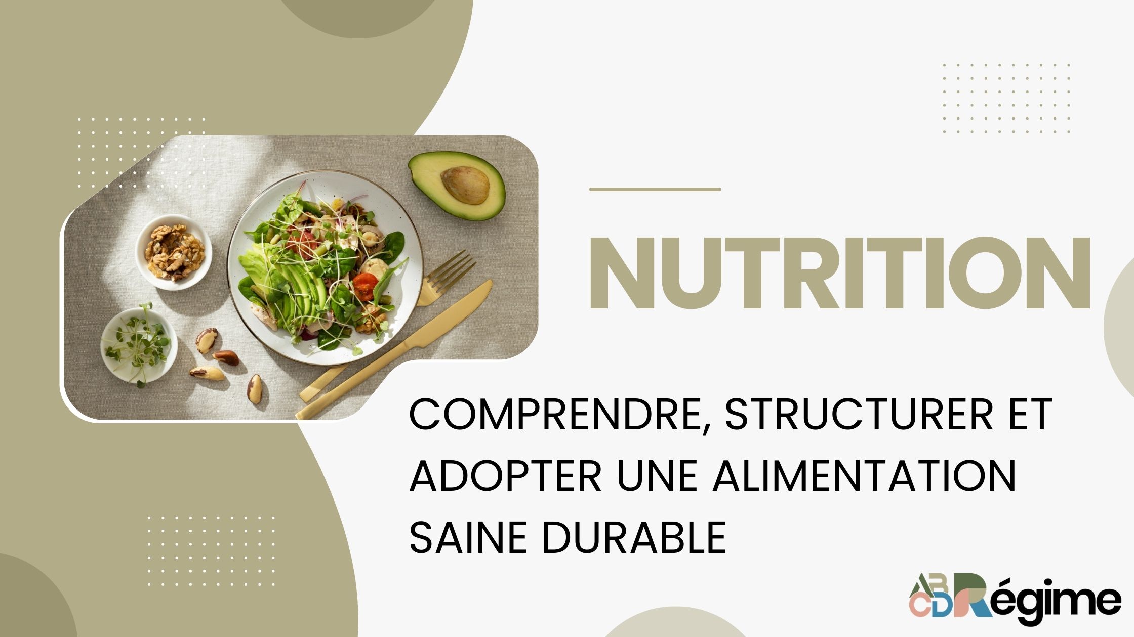 Assiette illustrant un équilibre alimentaire sain avec légumes, protéines et glucides complexes